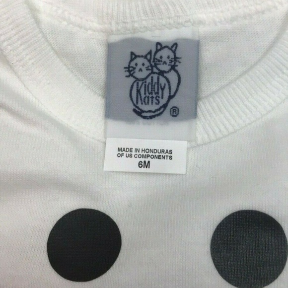 Baby One Piece Bodysuit 6 Month Snowman Face - Picture 3 of 4